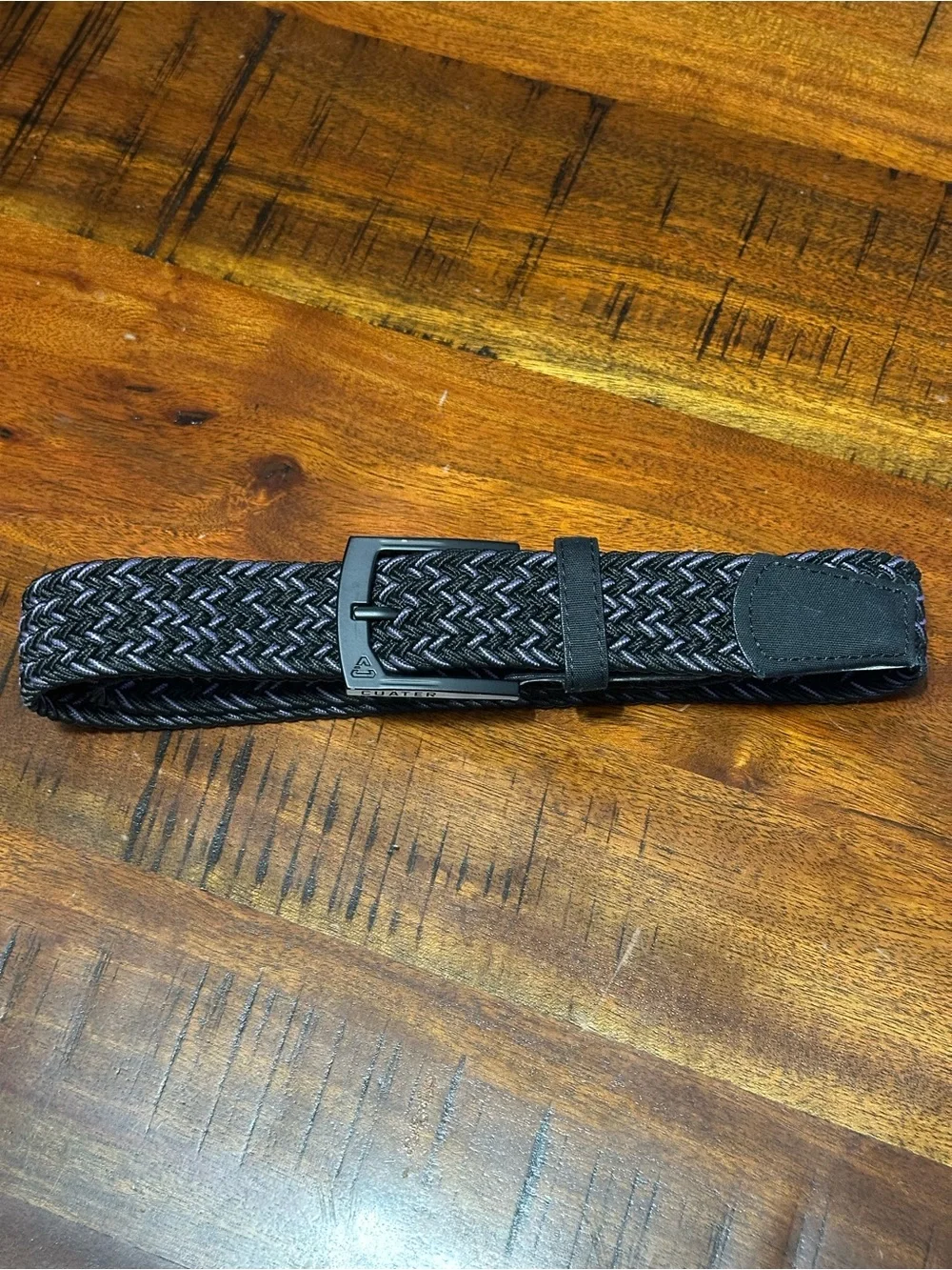 Travis Mathew (Cuater) Black Woven Stretch Golf Belt